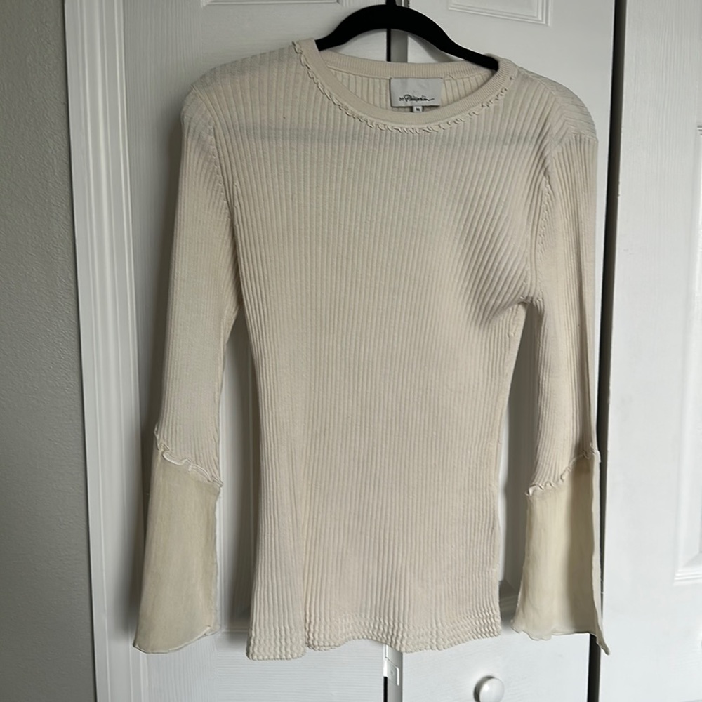 3.1 Phillip Lim Silk/Cotton Blouse - Size M